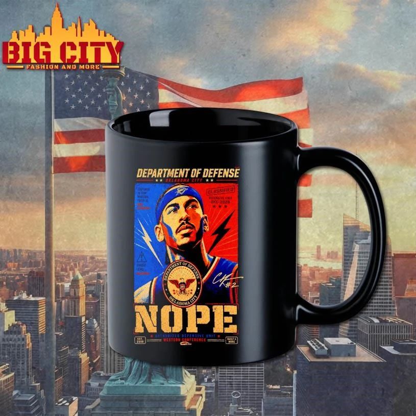 Shai Gilgeous-Alexander Oklahoma City Department of Defense Nope Signature Shirt