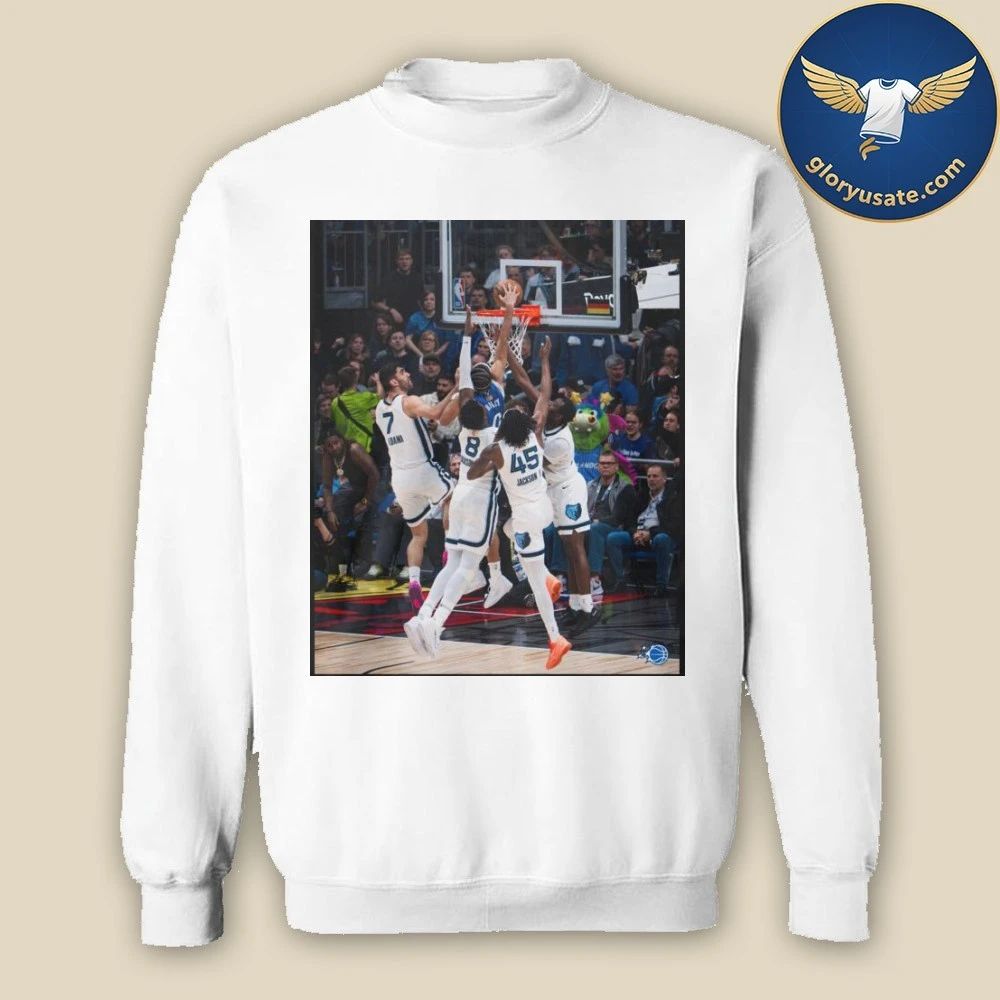 Anthony Black Dunks On Four Defenders Shirt