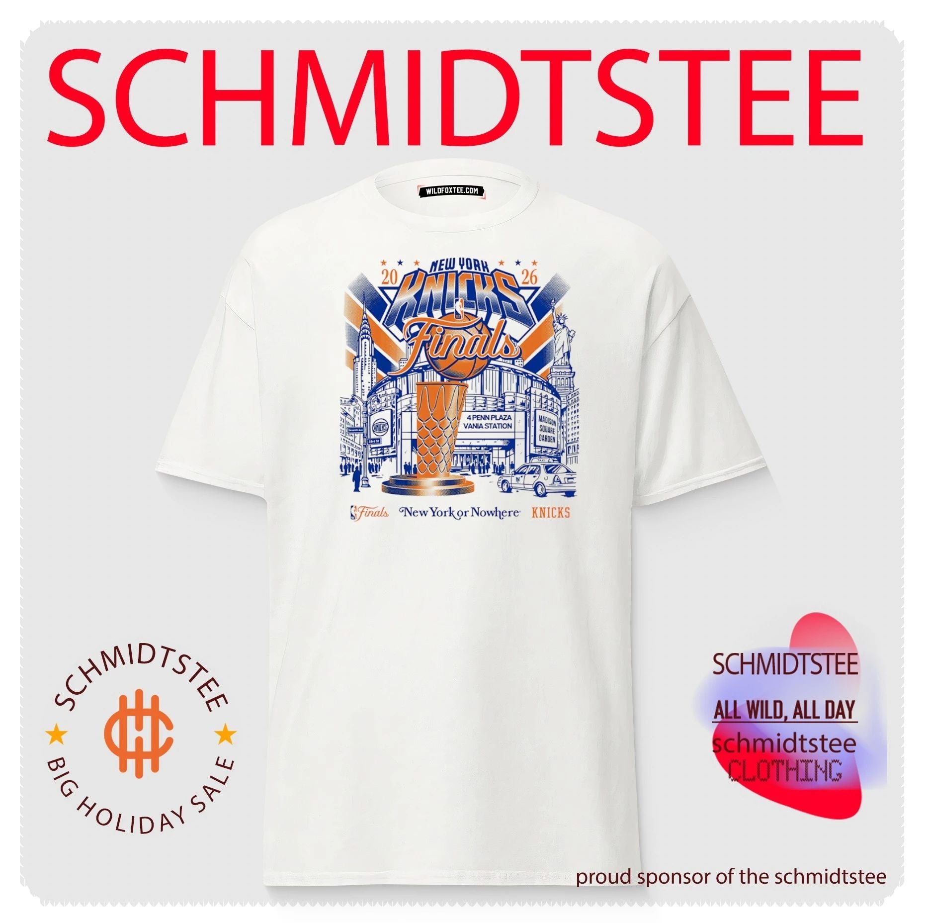 Knicks 2026 NBA Finals New York Nowhere graphic shirt