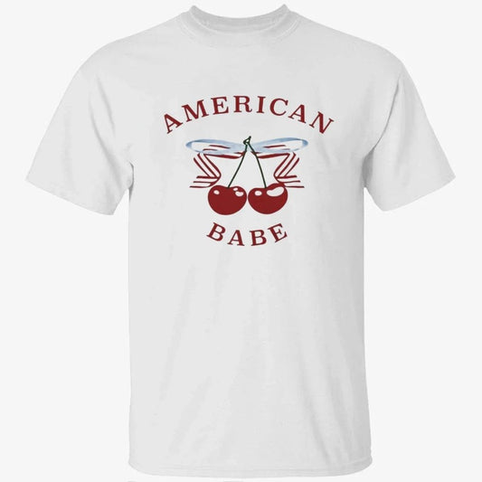 Elise Kibler Wearing American Babe Shirt