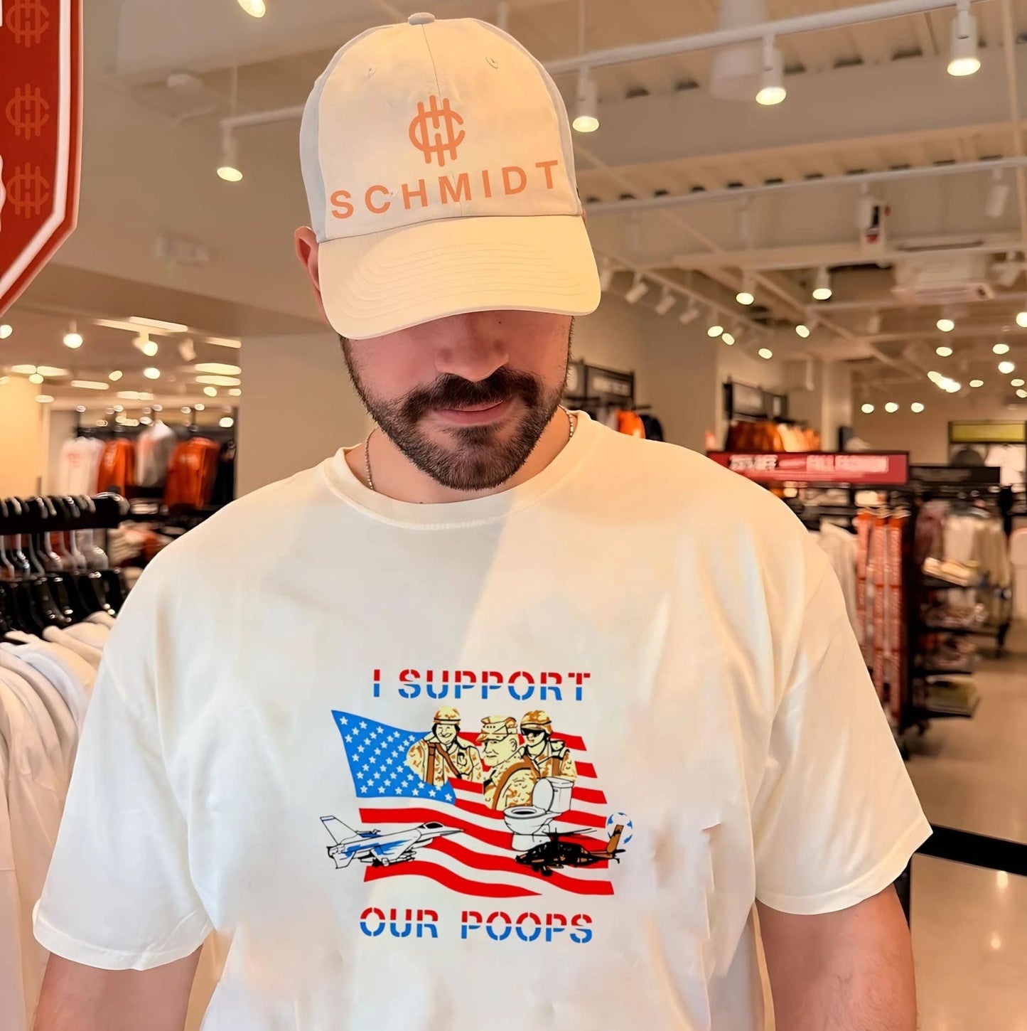 American soldier I support our poops shirt