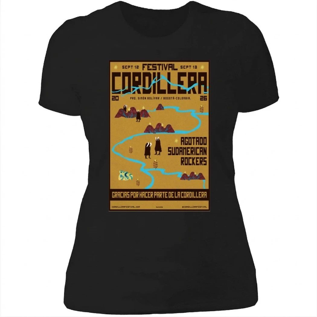 Festival Cordillera 2026 Poster Bogotá, Colombia Sep 13 2026 Shirt