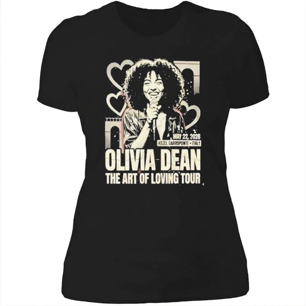 Olivia Dean The Art Of Loving Tour May 22 2026 Kozel Carroponte Italy Vintage Bootleg Shirt