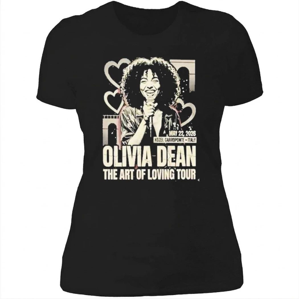 Olivia Dean The Art Of Loving Tour May 22 2026 Kozel Carroponte Italy Vintage Bootleg Shirt