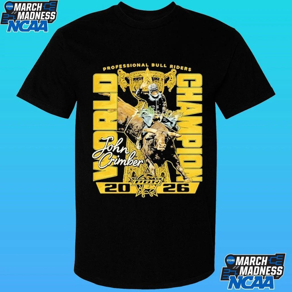 Pbr Professional Bull Riders 2026 World Champion John Crimber Shirt