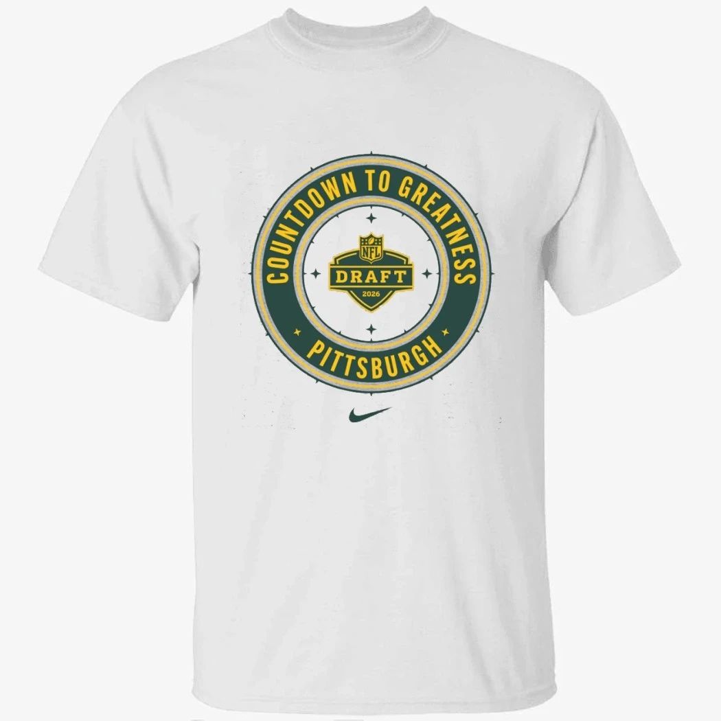 Countdown To Greatness – Pittsburgh NFL Draft 2026 Fan Shirt