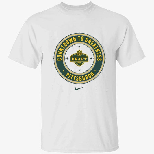 Countdown To Greatness – Pittsburgh NFL Draft 2026 Fan Shirt