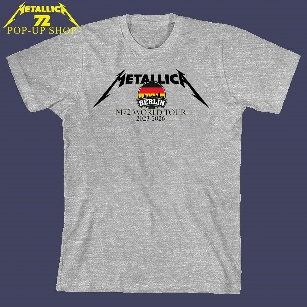 Metallica M72 Berlin Germany 2023 2026 World Tour T-Shirt