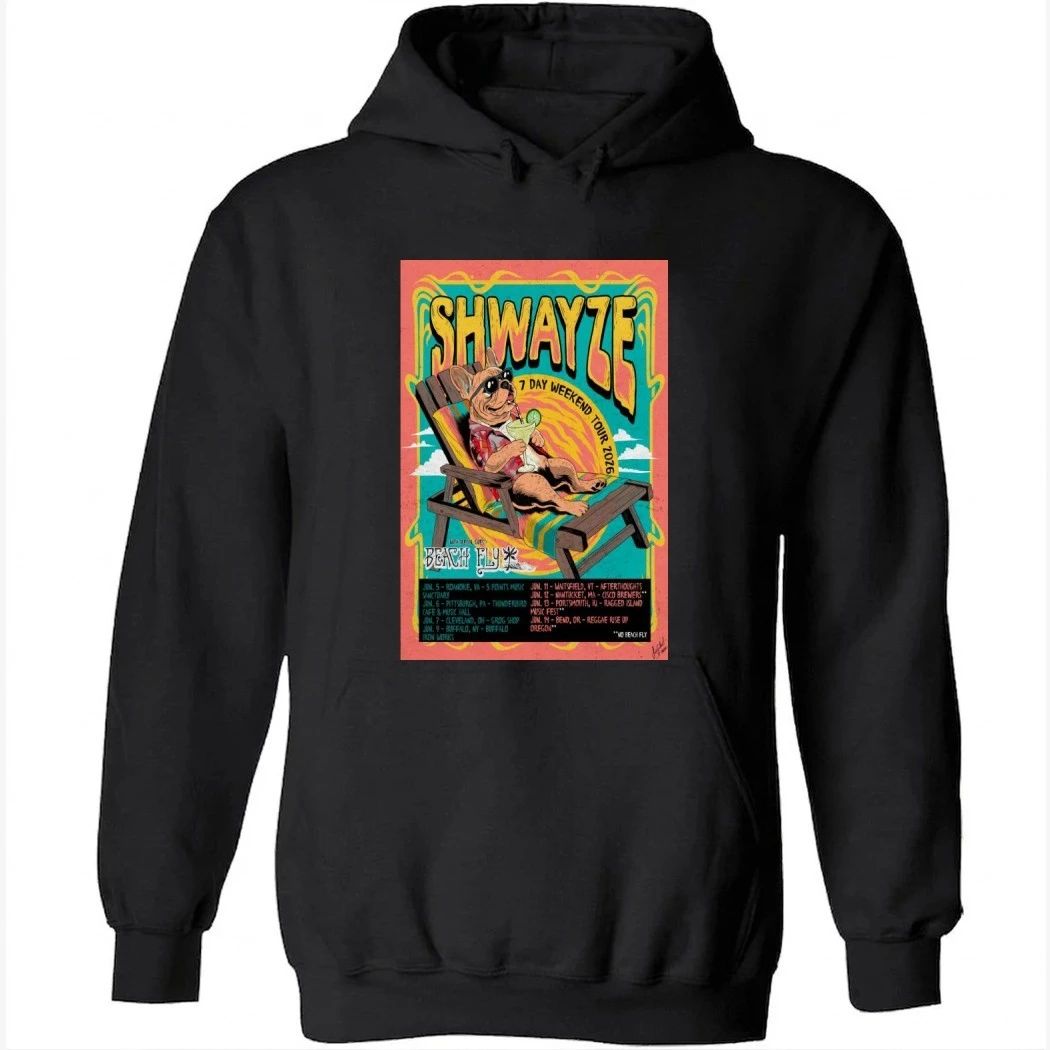 Shwayze Poster 7 Day Weekend Tour 26 Shirt