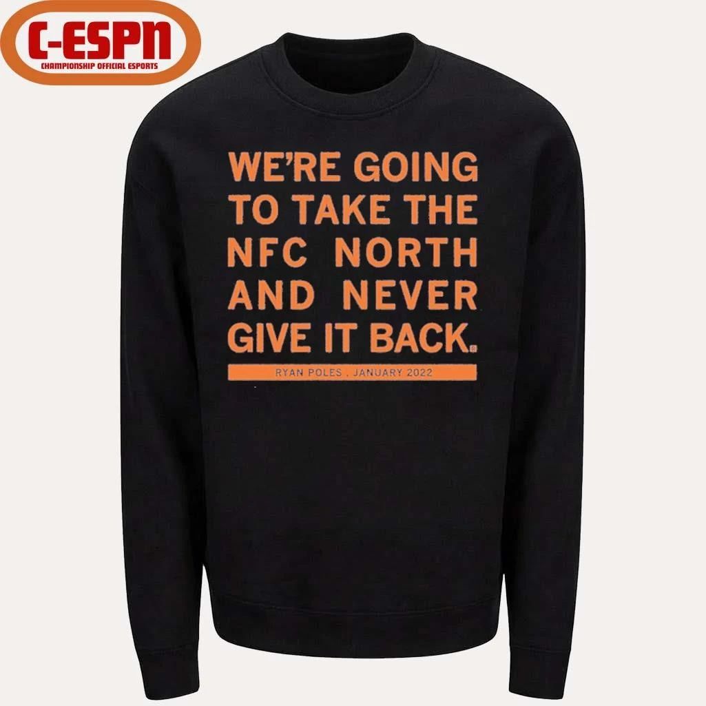 Ryan Poles Chicago Bears Take The North Shirt