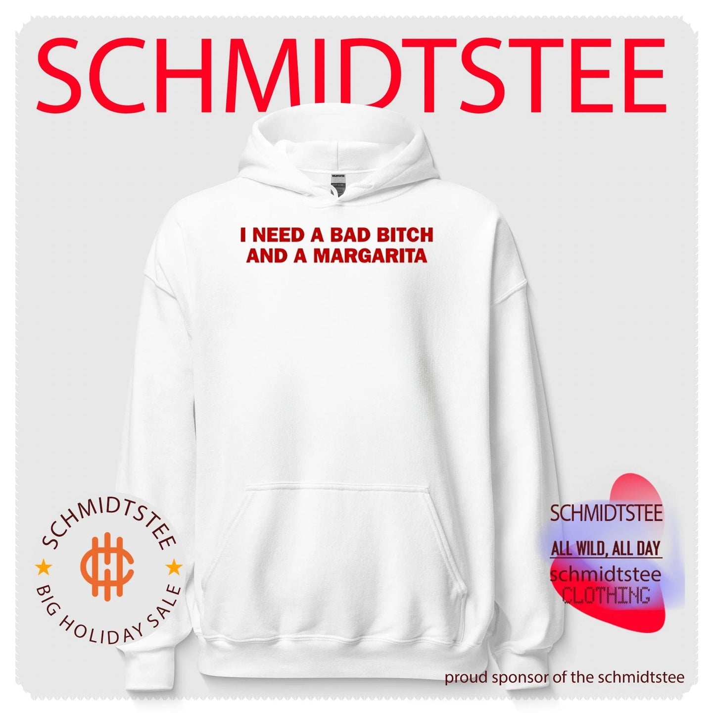 I need a bad bitch and a Margarita text shirt