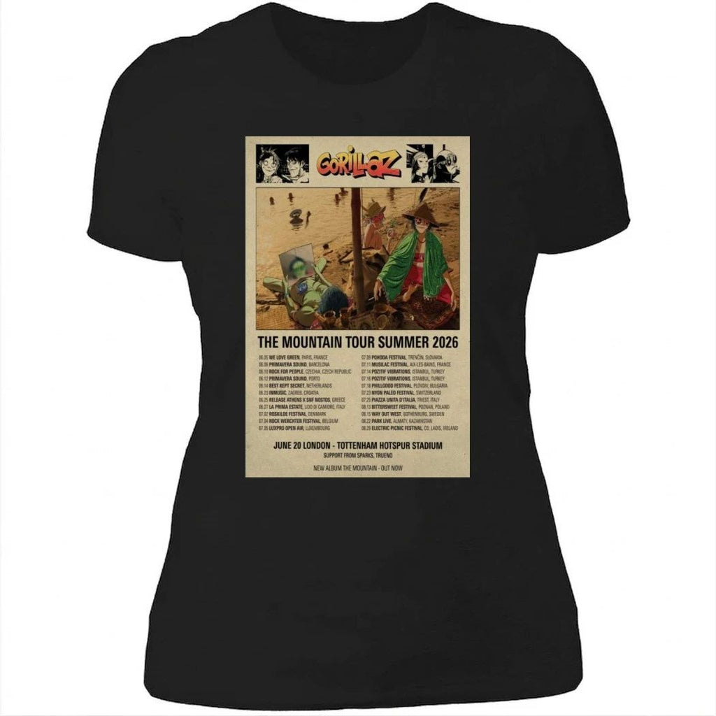 Gorillaz June 05 2026 Paris, France Poster Shirt