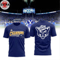 BYU Cougars Big 12 Championship 2025 Champions Celebrating Two Sided Hoodie T-Shirt