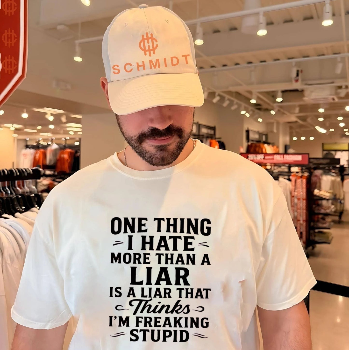 One thing I have more than a liar is a liar that thinks simple text shirt