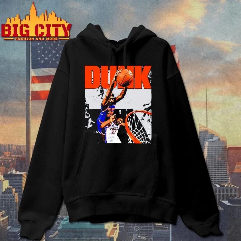 Mitchell Robinson Dunk Joel Embiid shirt