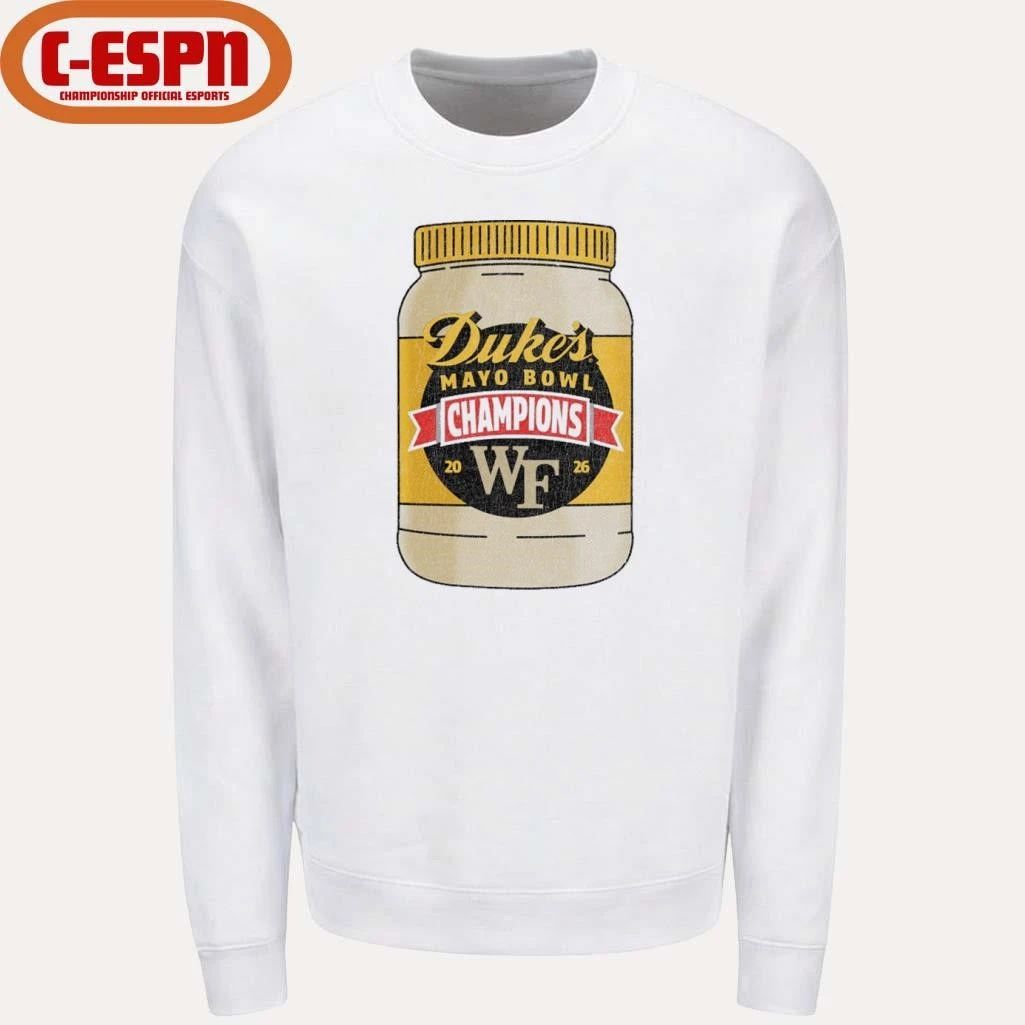 Wake Forest Demon Deacons Duke’s Mayo Bowl Champions T-Shirt