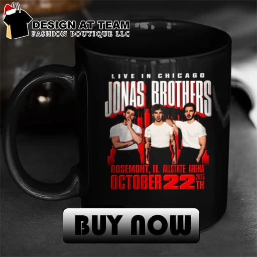 Jonas Brothers Rosemont IL City Tee 2026 Live At Allstate ArJonas Brothers Rosemont IL City shirt