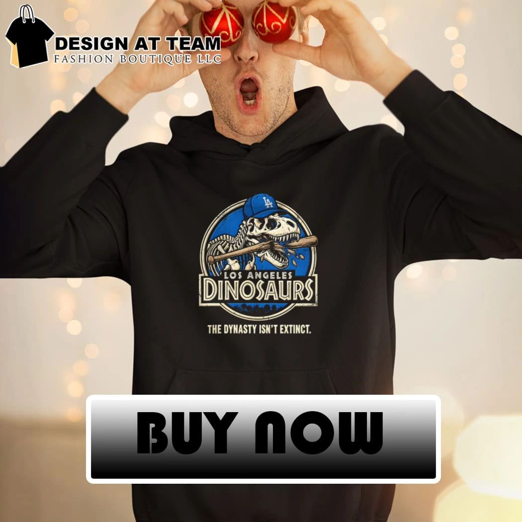 Los Angeles Dinosaurs LA Baseball Dino T-Rex Baseball the dynasty isn’t extinct shirt
