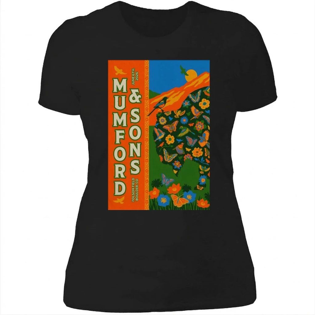 Mumford And Sons June 6 2026 Folsom Field in Boulder Colorado Poster Shirt