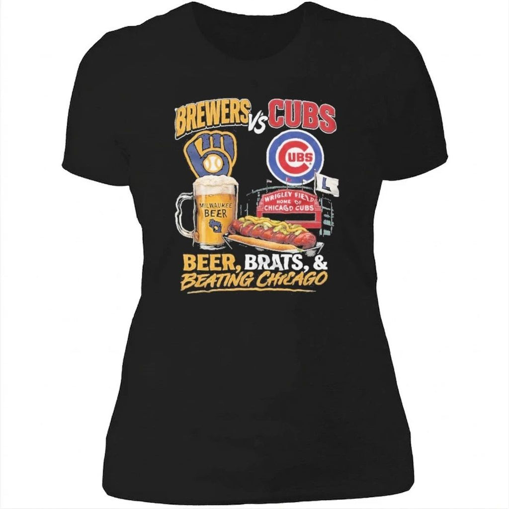 Milwaukee Brewers Chicago Cubs Wrigley Field Baseball Shirt