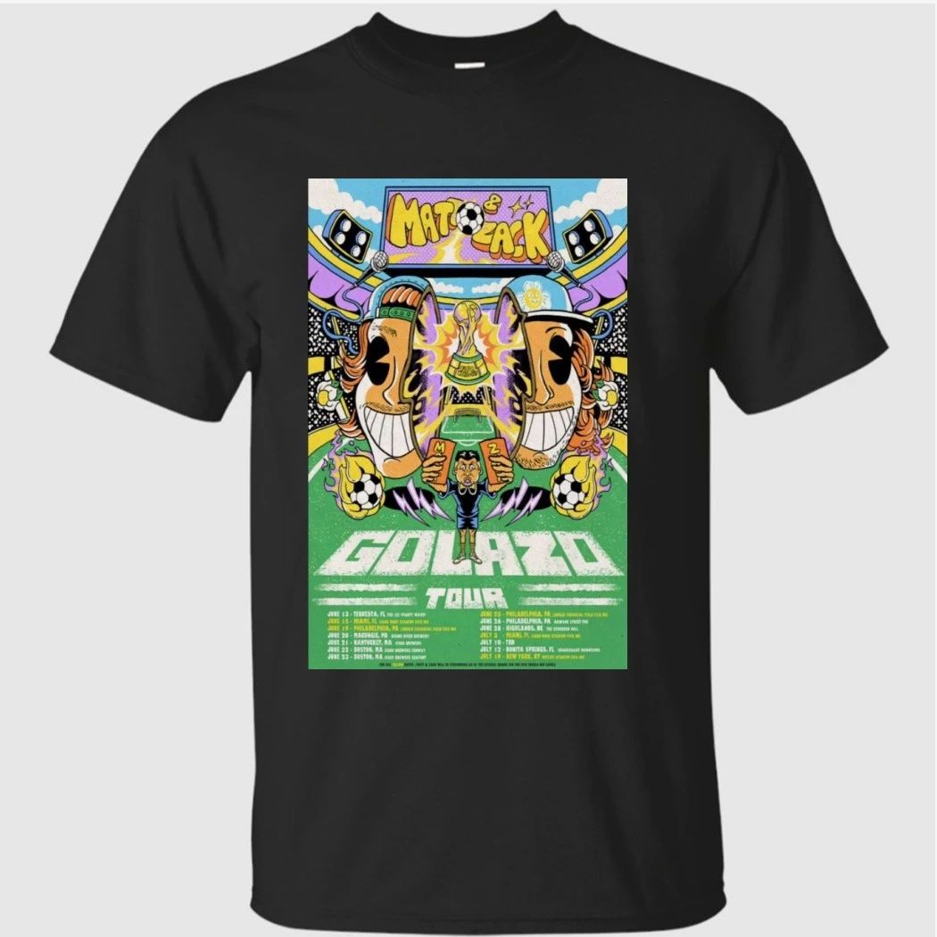 Matt & Zack GOLAZO Tour 2026 Poster Shirt