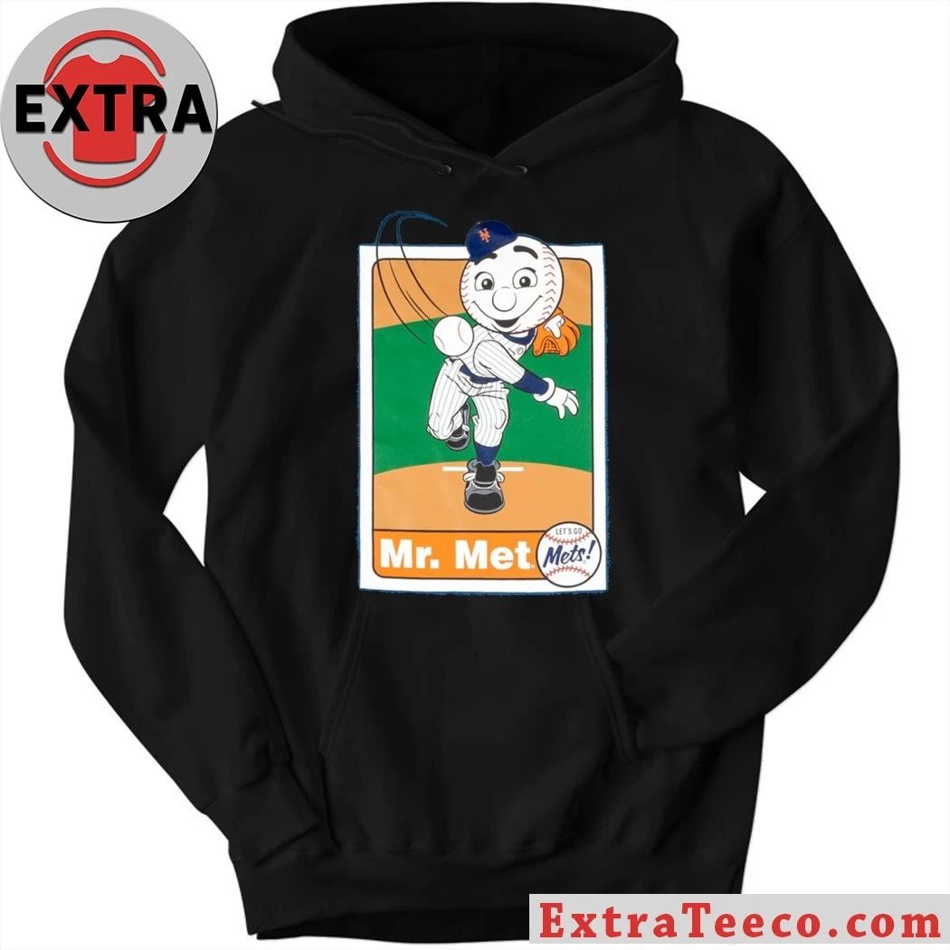Original Mascot Baseball Card New York Mets Logo Shirt