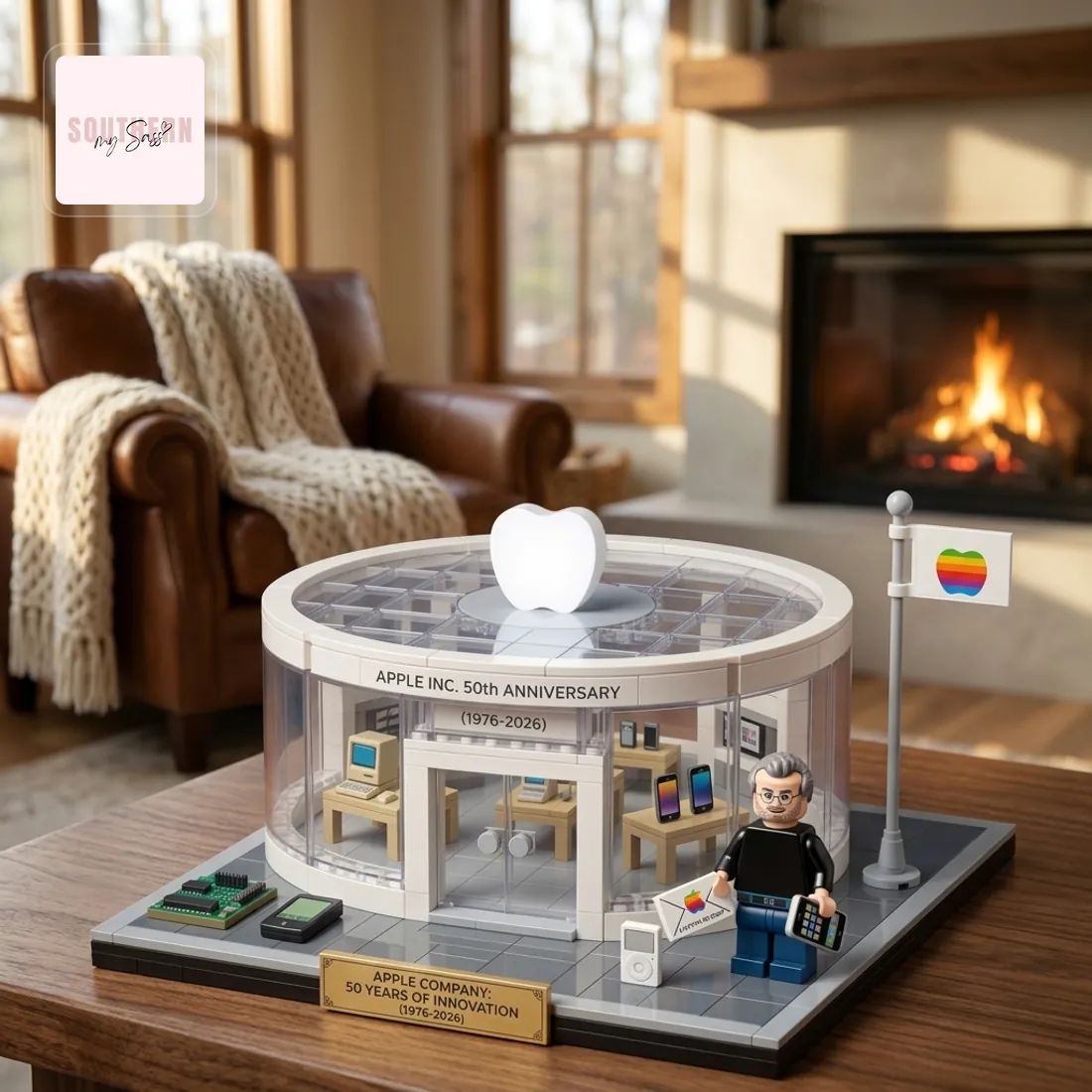 Apple 50th Anniversary Commemorative Innovation 1976-2026 Building Brick Set