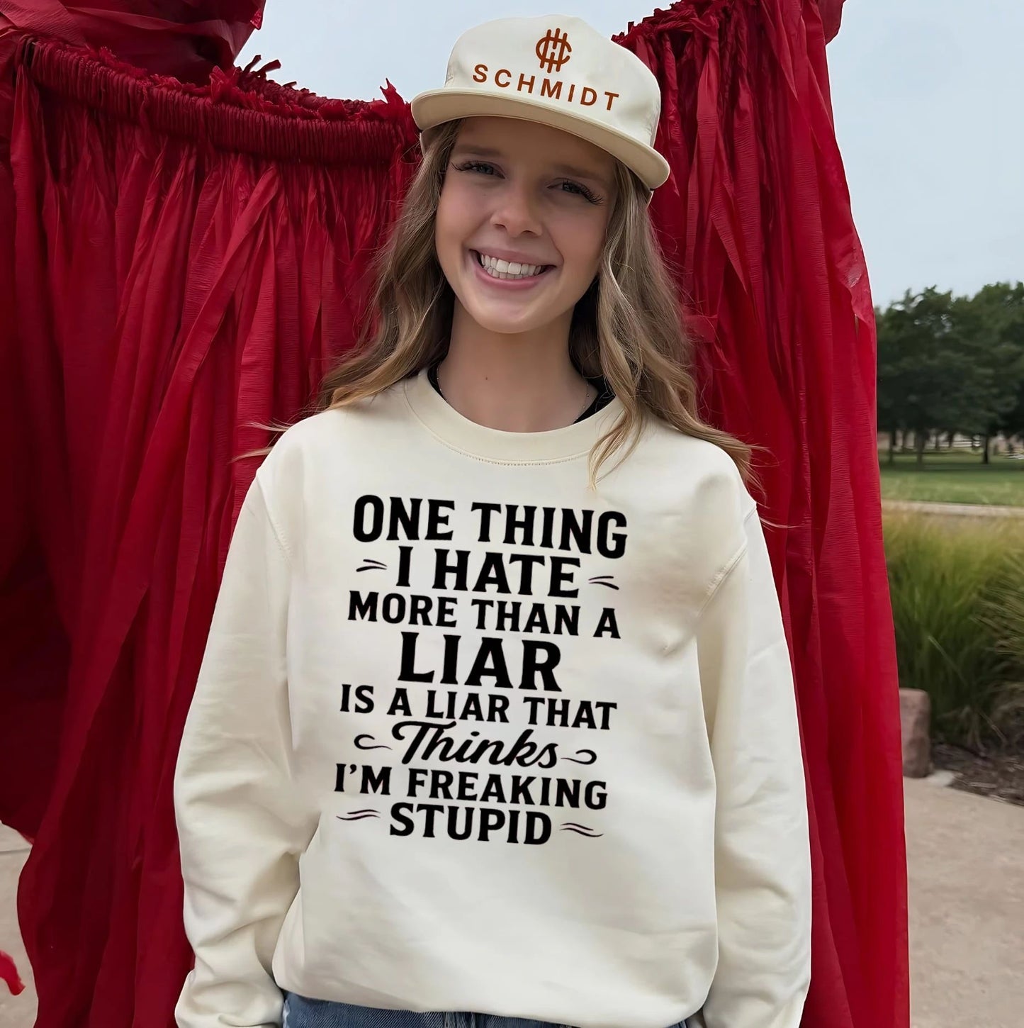 One thing I have more than a liar is a liar that thinks simple text shirt