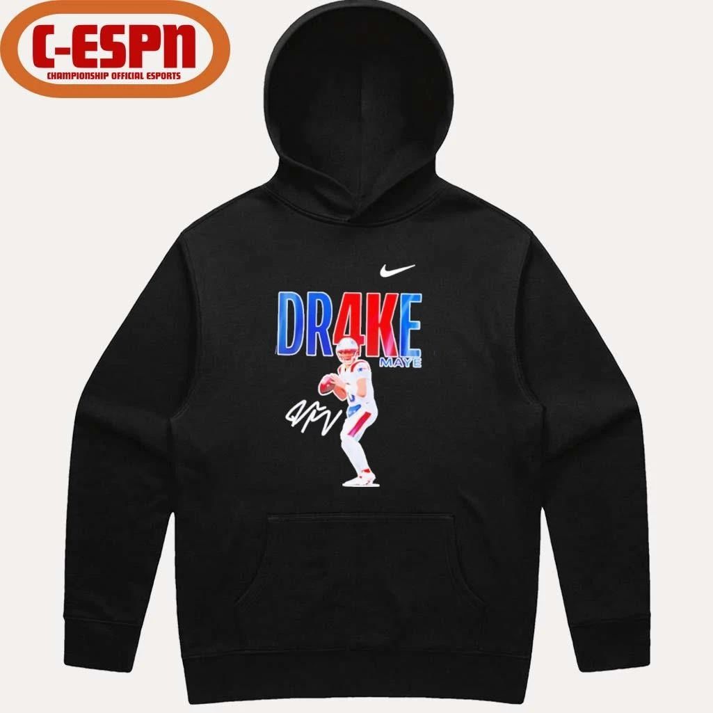 Nike Drake Maye no 10 Patriots signature shirt