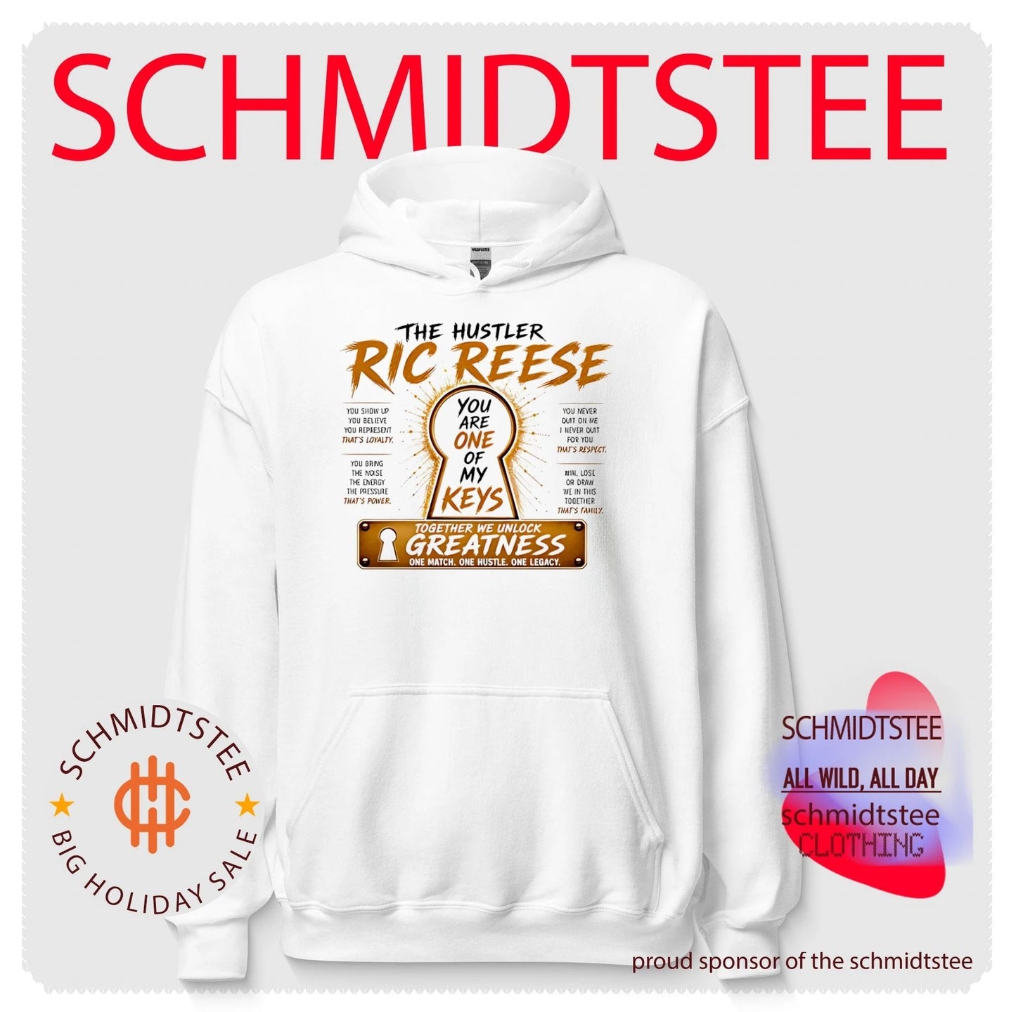 The hustler Ric Reese you are one of my keys shirt