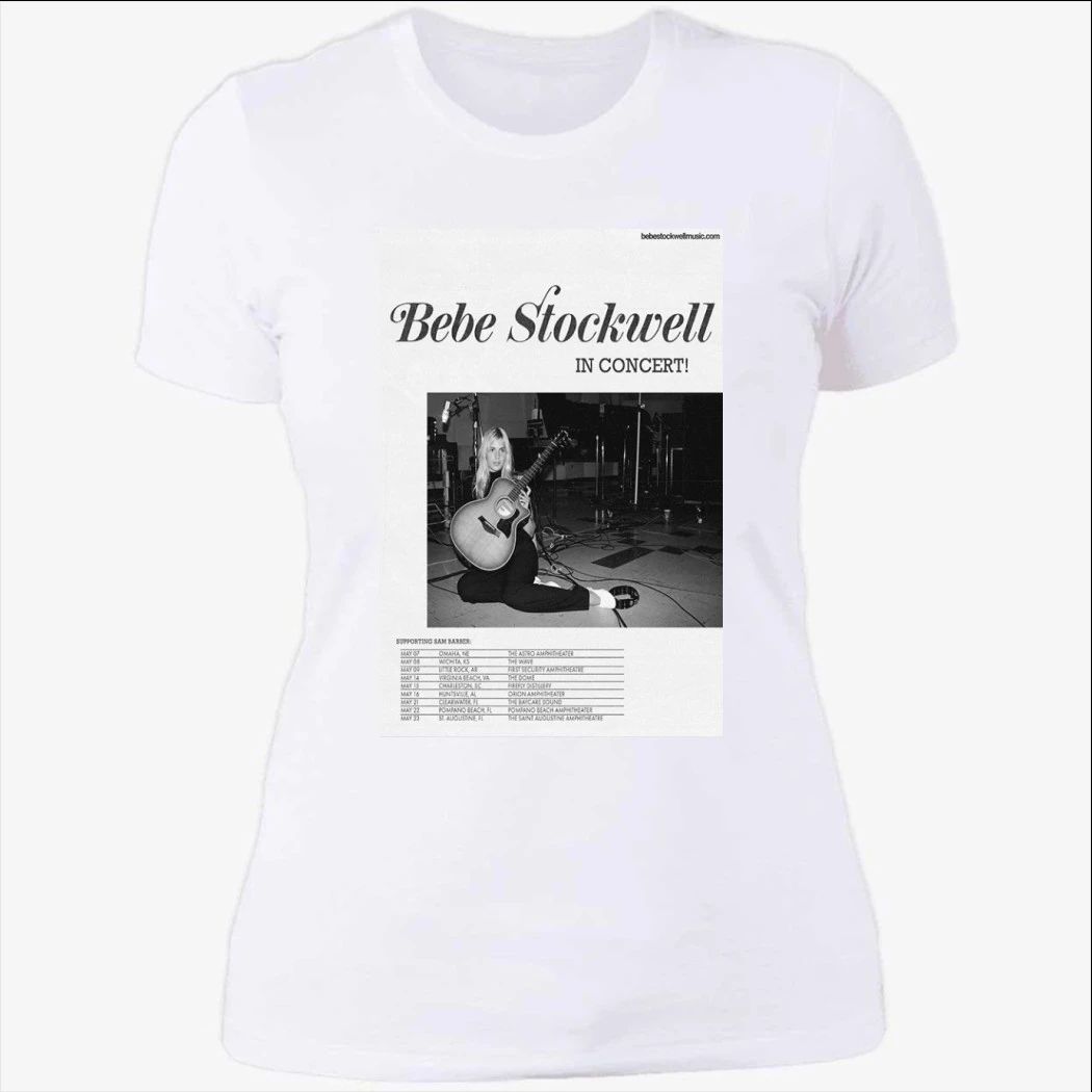 Bebe Stockwell Tour Sep Oct 2026 Poster Shirt