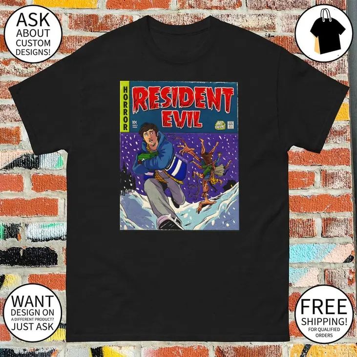 Horror Comic Book Cover Video Game Art Cheyne Comics shirt