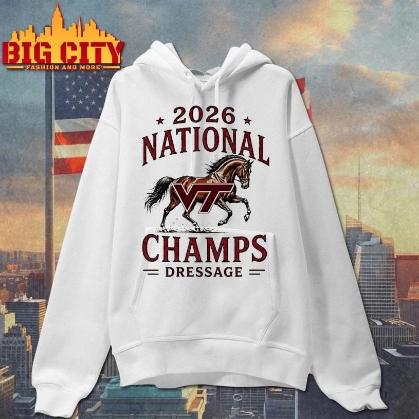 Virginia Tech Hokies 2026 National Champs Dressage Horse 1 Shirt