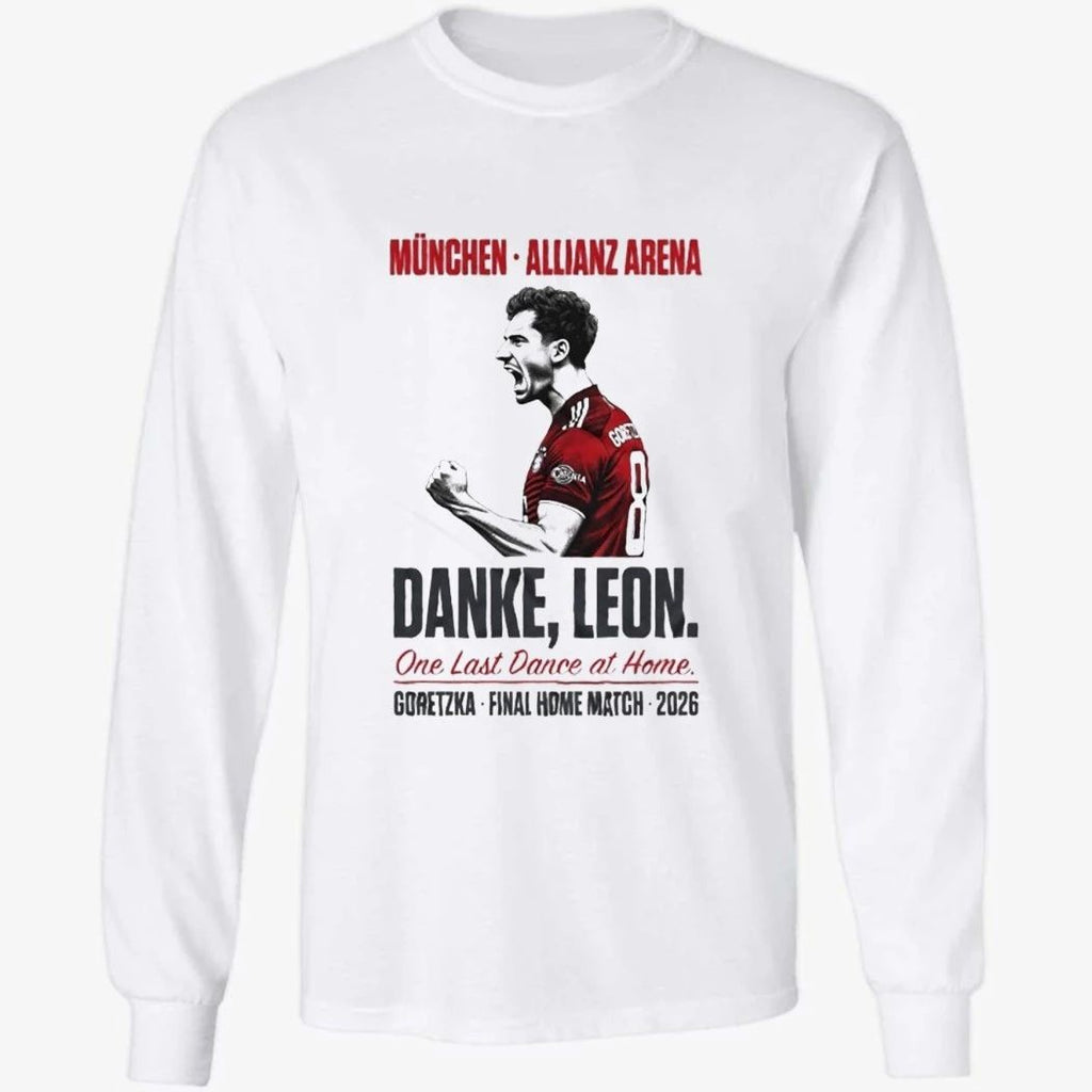 Leon Goretzka Last Home Game Allianz Arena Bayern Munich Farewell 2026 Shirt