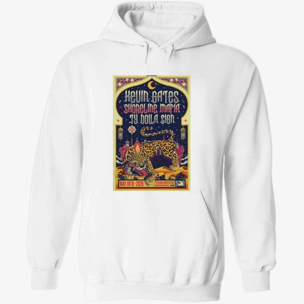 Kevin Gates Red Rocks May 19 2026 Tour Shirt