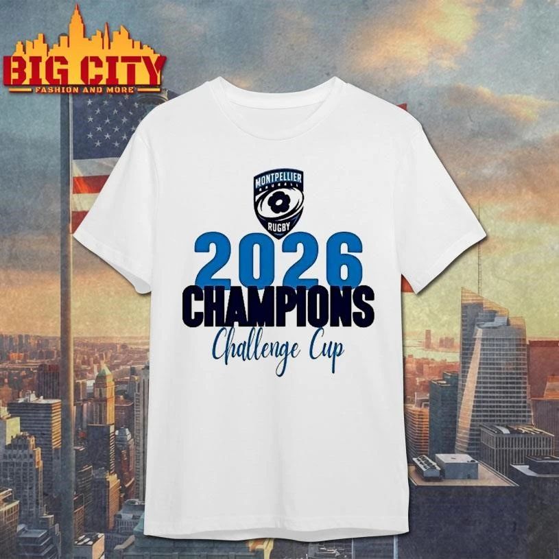 Montpellier Herault Rugby Challenge Cup 2026 Trophy 1 Shirt