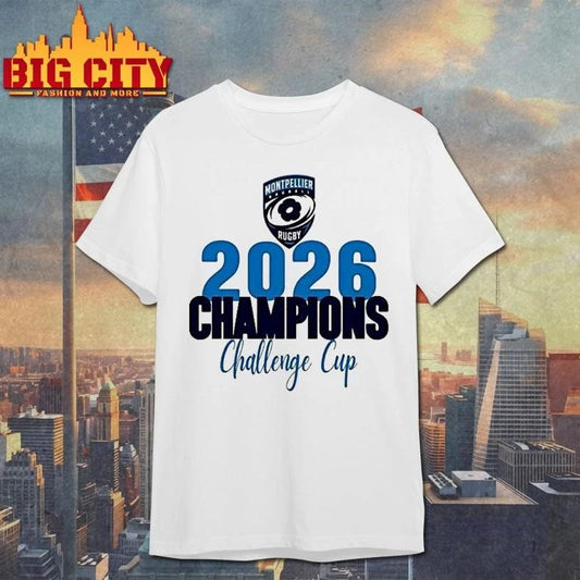 Montpellier Herault Rugby Challenge Cup 2026 Trophy 1 Shirt