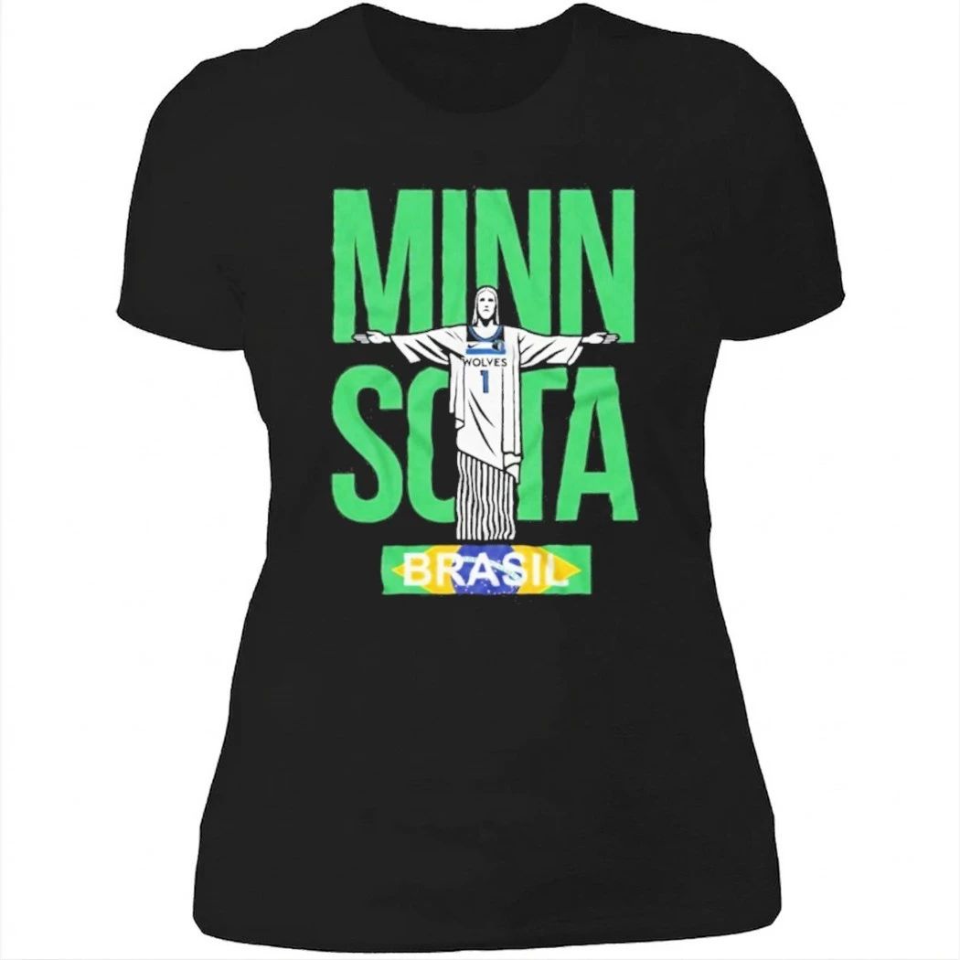 Timberwolves Minnesota Brazil Fan Crossover Shirt