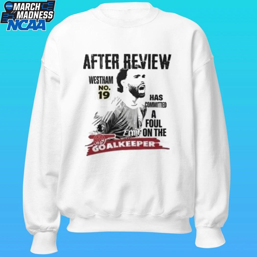 David Raya After Review Westham No 19 Has Committed A Foul Goalkeeper Shirt