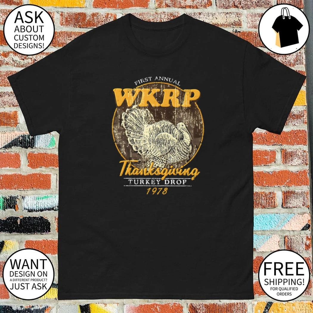WKRP Turkey Drop 1978 Retro WKRP Thanksgiving shirt