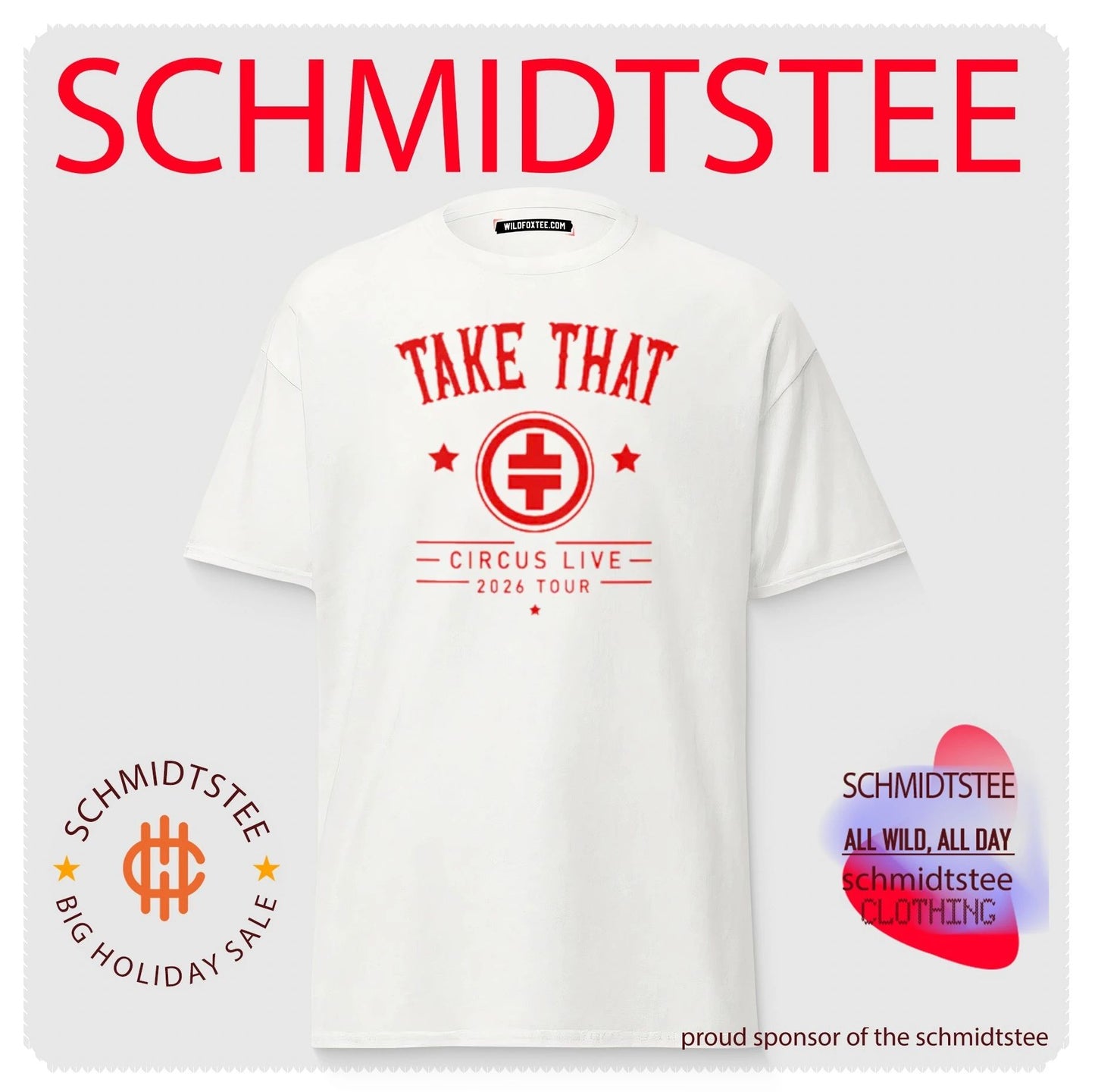Take That Circus Live 2026 Tour Shirt