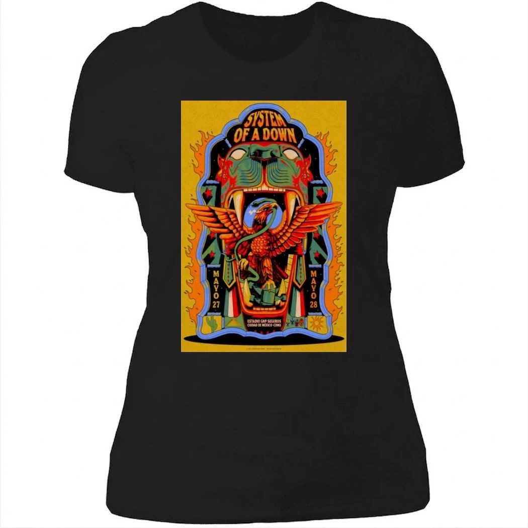 System Of A Down Poster Cidade Do Mexico May 27 & 28 2026 Shirt