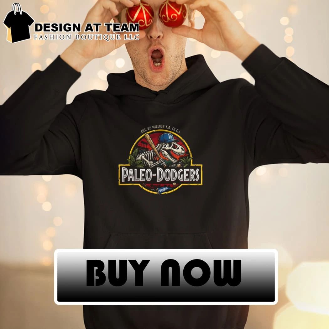 Dodgersaurs Paleo-Dodgers Los Angeles Dodgers Dinosaur Baseball shirt