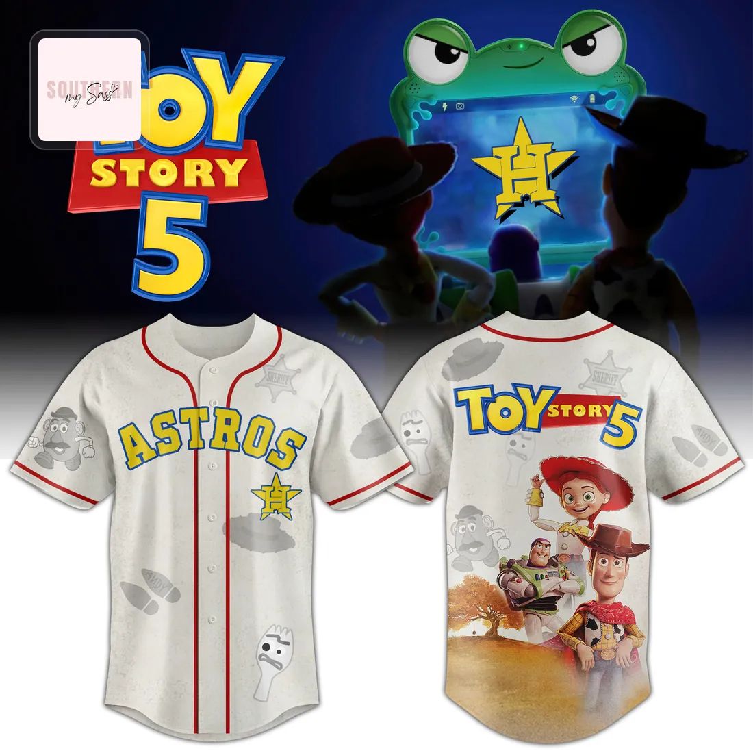 Houston Astros Toy Story 5 Limited Edition 2026 Commemorative Baseball Jersey