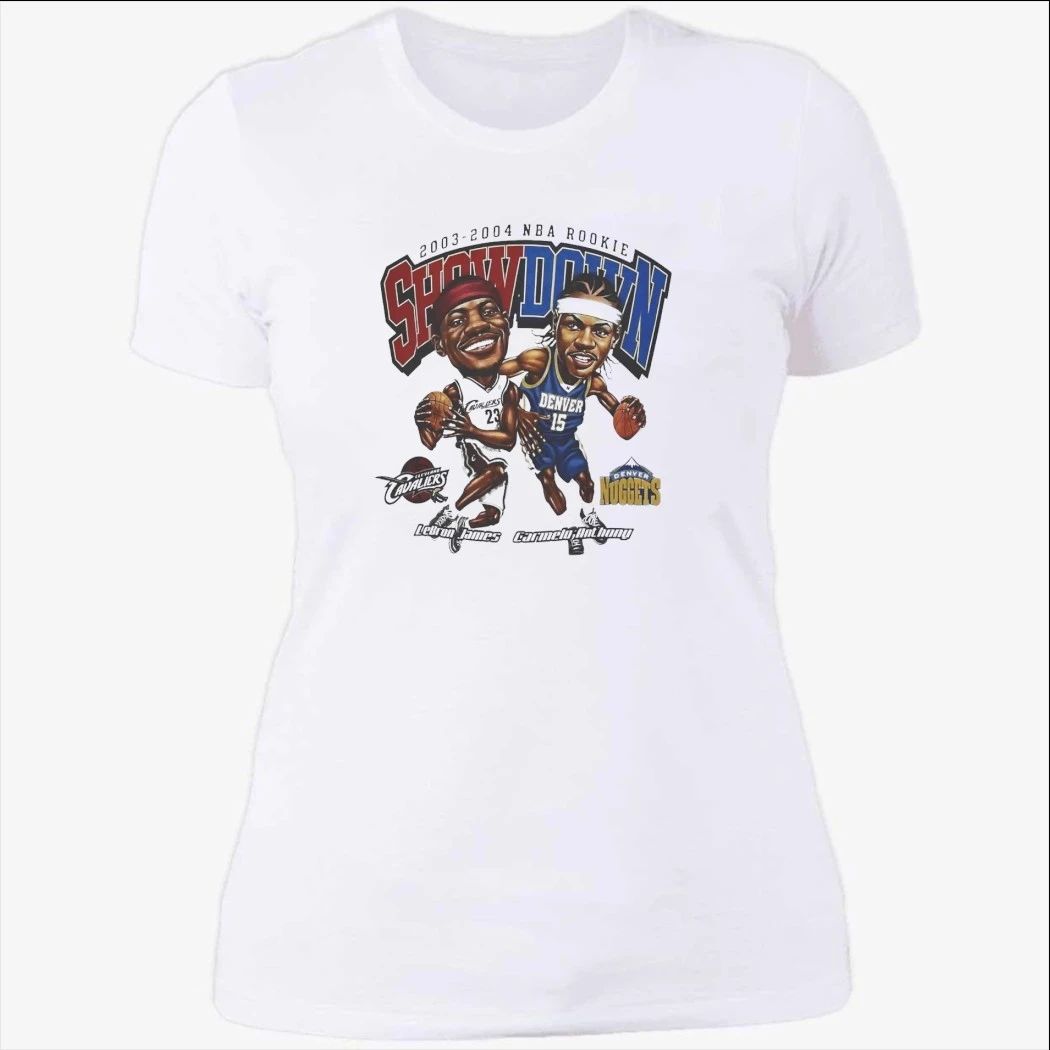 LeBron James Carmelo Anthony Rookie Showdown Shirt
