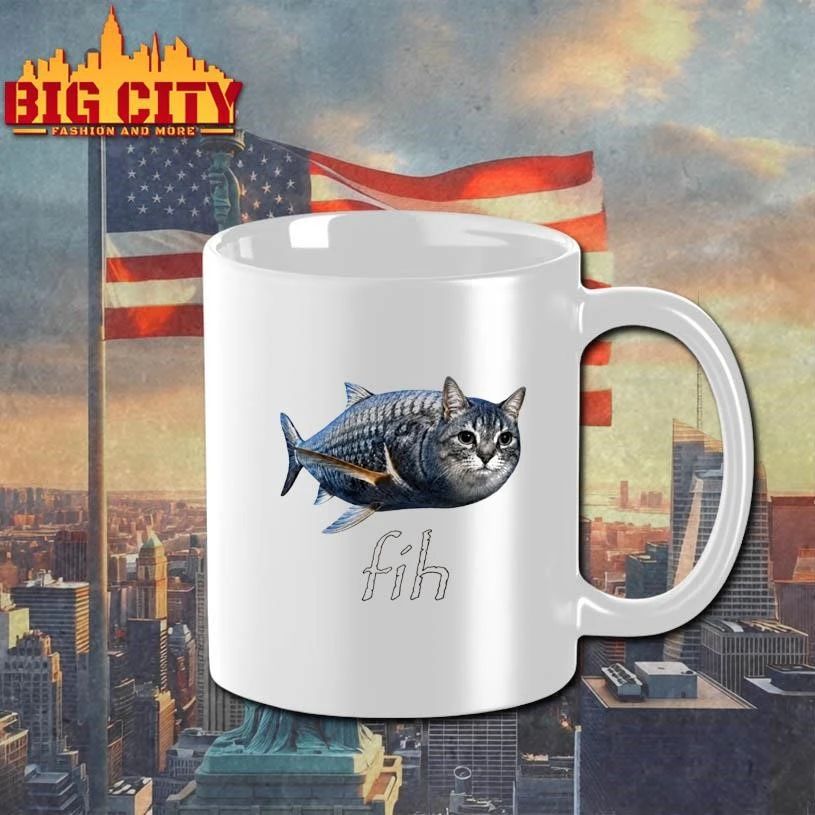 Fih Cat-fish Hybird Funny Shirt