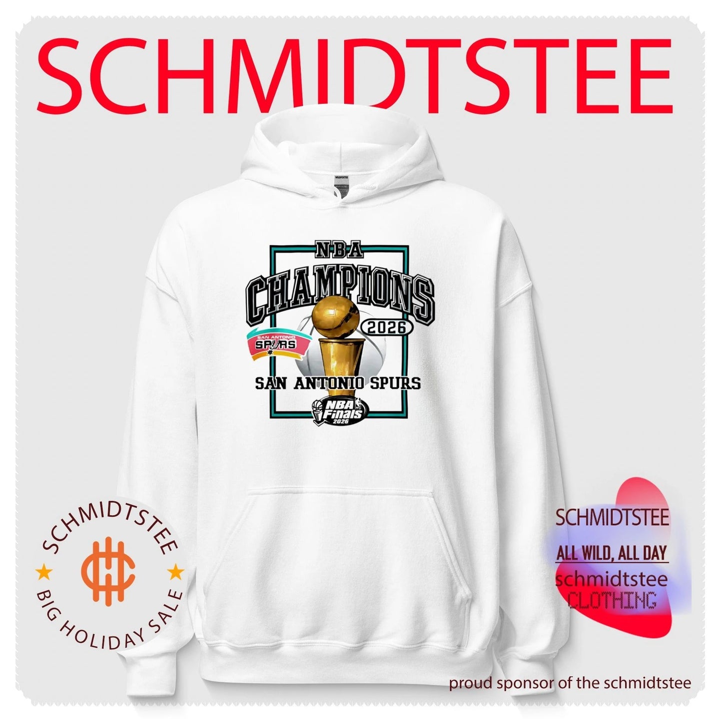 San Antonio Spurs 2026 NBA Cup Champions Basketball Graphic shirt