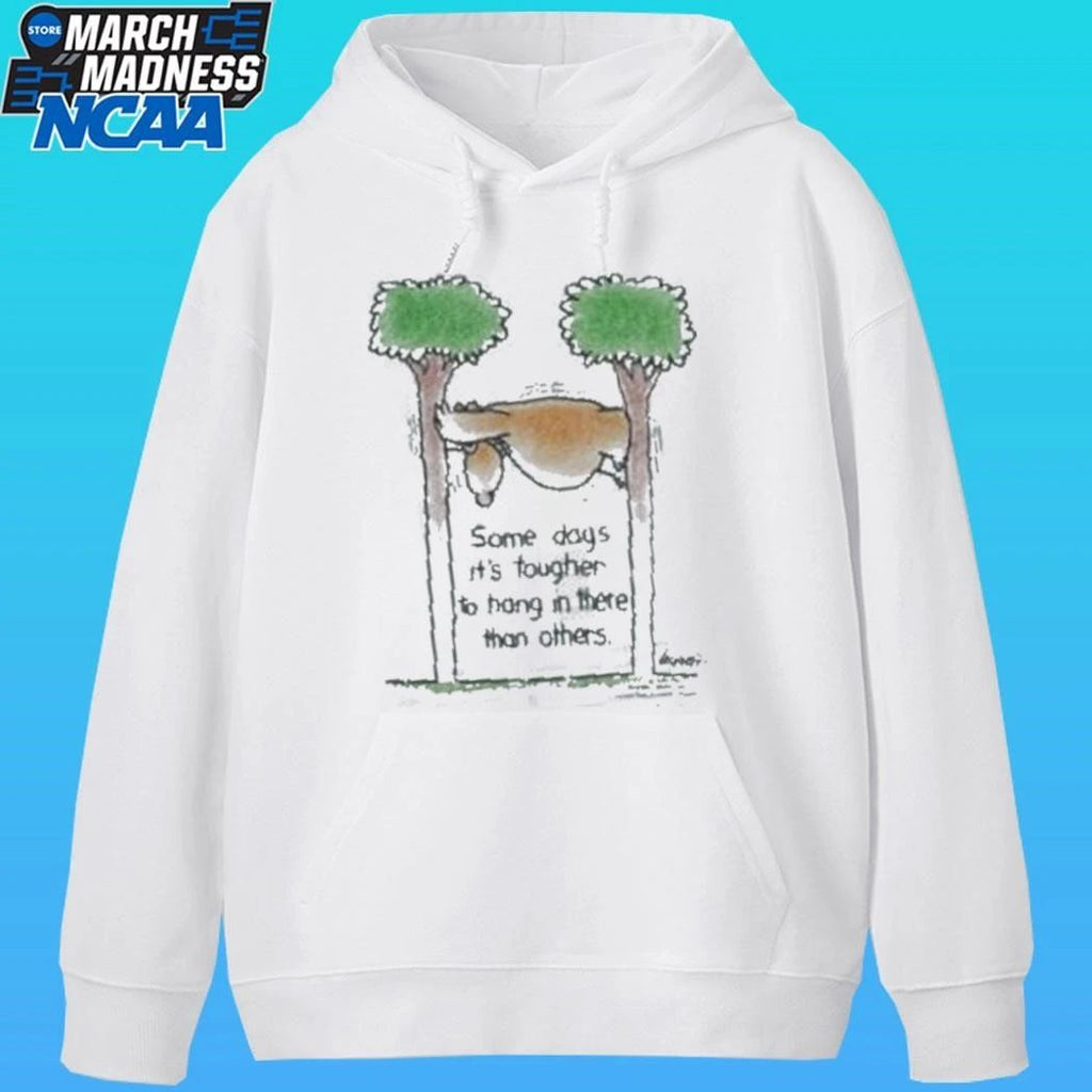 Wyco Vintage 1990s Hang In There Horse Cartoon Some Days It’s Tougher To Hang In There Than Others Shirt