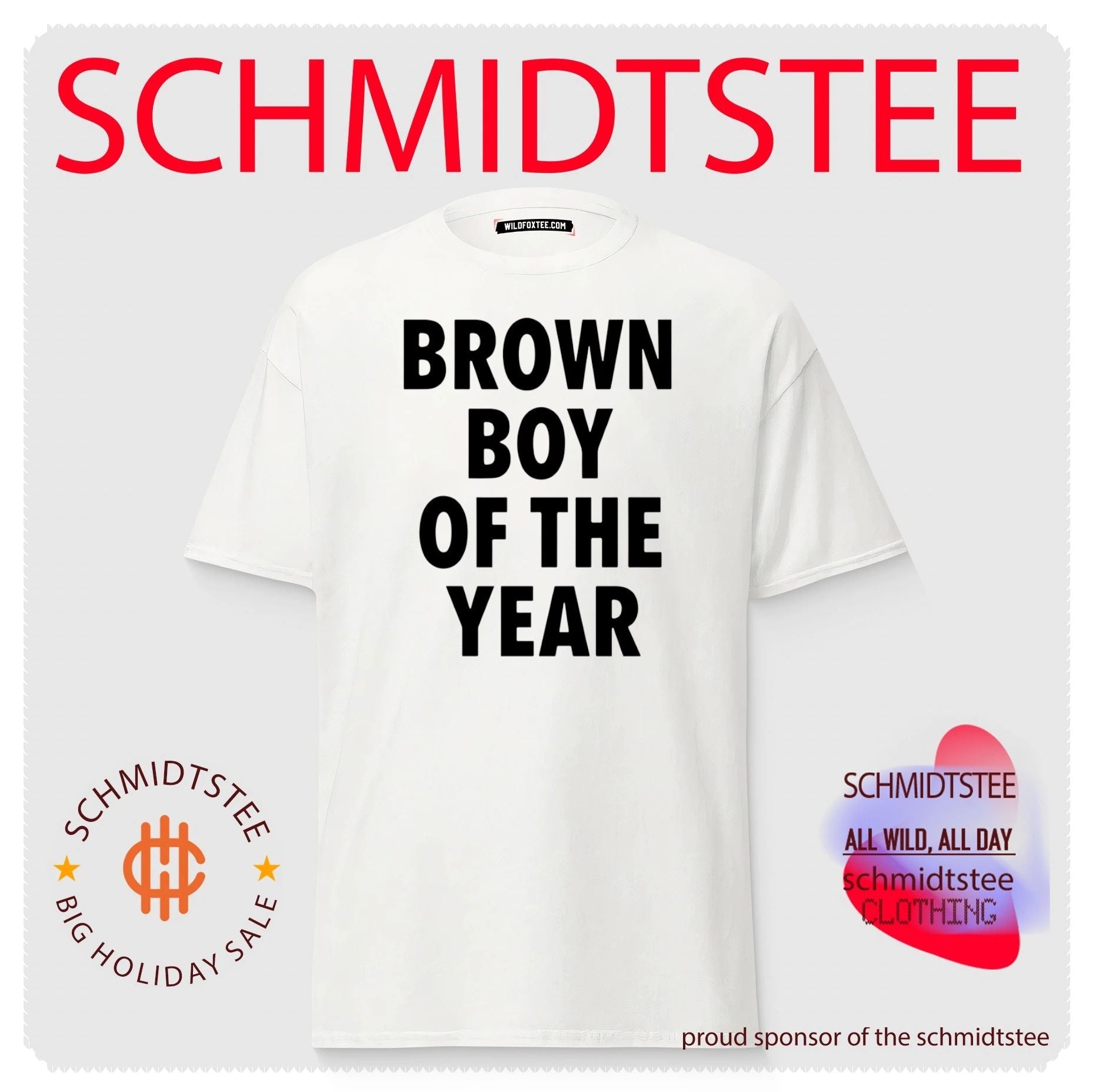 Brown boy of the year shirt