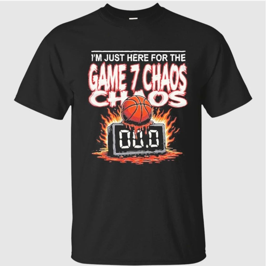 Funny NBA Playoffs Game 7 Chaos Fan Shirt